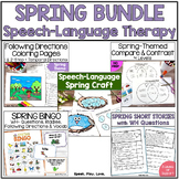 Spring Speech and Language Activities -March April May Spe