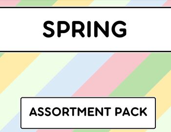 Preview of Spring Speech/Language Activities - No Prep!