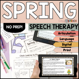 Spring Speech Therapy Activities - ☔ Articulation & Langua