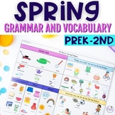 Spring Speech Therapy Activities for Vocabulary and Gramma