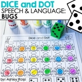 Spring Speech Therapy -Bugs Theme Dice & Dot for Articulat