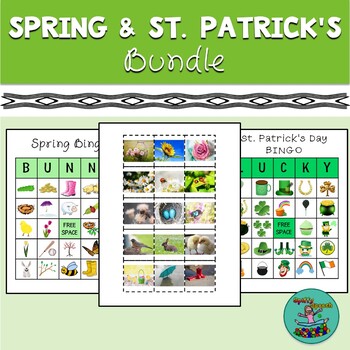 Preview of Spring Speech Therapy Bundle