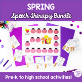 Spring Speech Therapy Bundle
