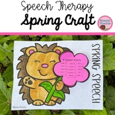 Spring Speech Therapy Craft: Articulation Language | Early