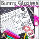 Spring Speech Therapy No Prep Craft: Funny Bunny Glasses