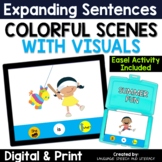 Spring Speech Therapy, Picture Scenes for Speech Therapy, 