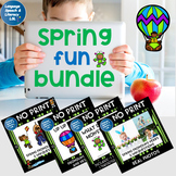 Spring Speech Therapy, Picture Scenes for Speech Therapy, 