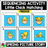 Spring Speech Therapy Sequencing Activity