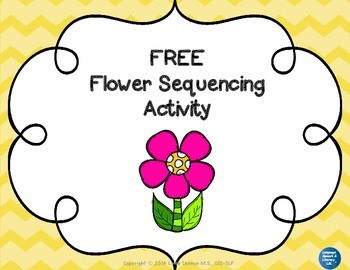 Preview of Spring Speech Therapy Sequencing Activity | Expressive Language