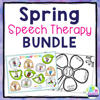 Preview of Spring Speech and Language Activities