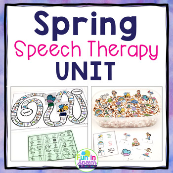 Preview of Spring Speech and Language Activities