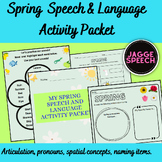 Spring Speech and Language Activity Packet