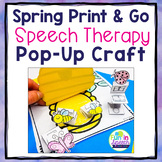 Spring Speech and Language Craft Activity  |  Spring Speec