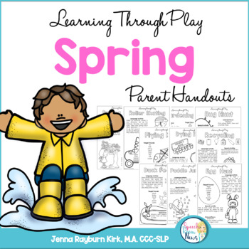 Preview of Spring Speech and Language Packet: Learning Through Play