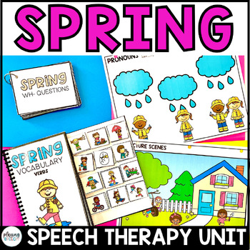 Preview of Spring Speech and Language Thematic Unit