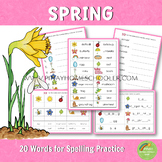 Spring Spelling Words Practice