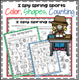 Spring Sports I Spy - Colors, Numbers & Shapes