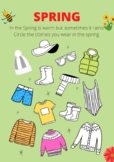 Spring® Spring Seasonal Changes & and Clothing Worn - Less