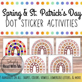 Preview of Spring & St. Patrick’s Day Dot Sticker Activities