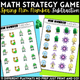 Spring St Patricks Day Math Game Nim Number Subtraction