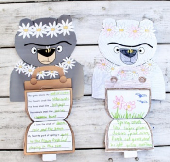 Preview of Spring Stinks Bruce Bear Book Craft : The Smells of Spring Read Aloud Activity