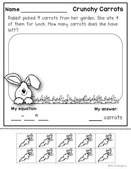 Spring Activities: Addition and Subtraction Worksheets | TpT