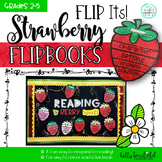 Spring Strawberry Flipbook Reading Response Activity and B