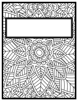 Spring Student Binder Covers and Spines, Summer Coloring Pages Distance ...