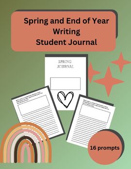 Preview of Spring and End of the Year Student Journal