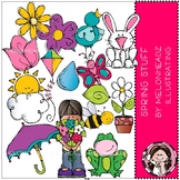 Spring Stuff clip art - COMBO PACK - Melonheadz Clipart