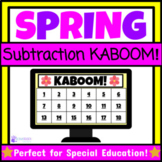 Spring Subtraction Game | Basic Math Facts Practice | Digital Math Fluency Game