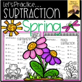 Spring Subtraction Practice