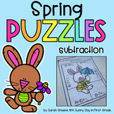 Spring Subtraction Puzzles
