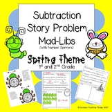 Spring Subtraction Story Problem Mad Libs