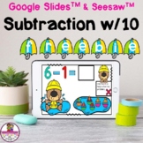 Spring Subtraction within 10 FREEBIE Google Slides & Seesa