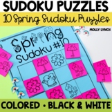 Spring Sudoku for Kindergarten, 1st Grade and Second Grade