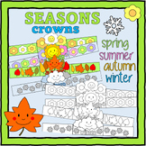 Spring Summer Autumn & Winter Crowns Craft Activity