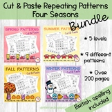 BUNDLE Four Seasons Repeating Patterns | Differentiated Wo