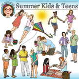 Spring/Summer Kids and Teen Clip Art