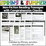 Spring & Summer Non-Fiction Reading Passages with Comprehe