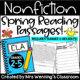 Spring & Summer Nonfiction Reading Passages! Informational