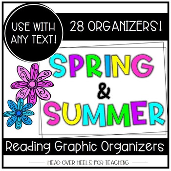 Preview of Spring & Summer Reading Graphic Organizers {Common Core Aligned}