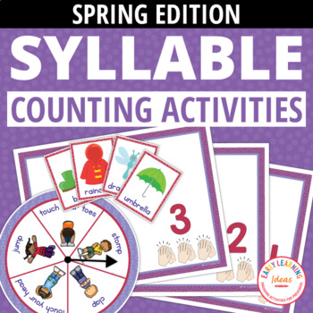 Preview of Counting Syllables - Syllable Division & Sort Activities Phonological Awareness
