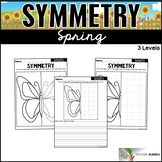 Spring Symmetry Activity Coloring Pages