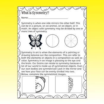Butteryfly Symmetry Art Lesson By Ms Artastic Teachers Pay Teachers
