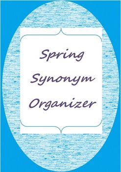 Preview of Spring Synonym Organizer