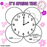 Spring TIME flowers! Telling Time and Elapsed Time FREEBIE