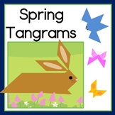 Spring Printable Tangram Puzzles Congruent 2D Shapes Math 