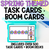 Special Education Spring Activities Task Boxes & Boom Card