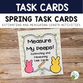 Spring Task Cards Estimating and Measuring Length Activities